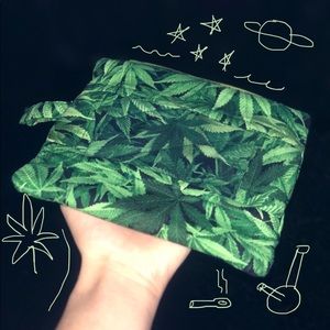 Handmade cannabis baggie